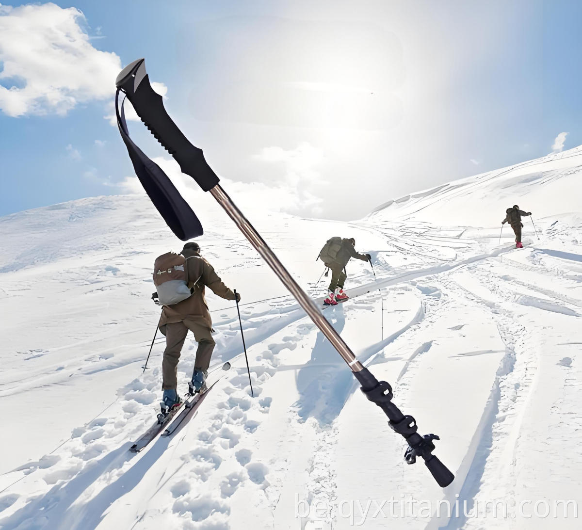 Тытанавыя паходныя слупы Titanium Trekking Poles